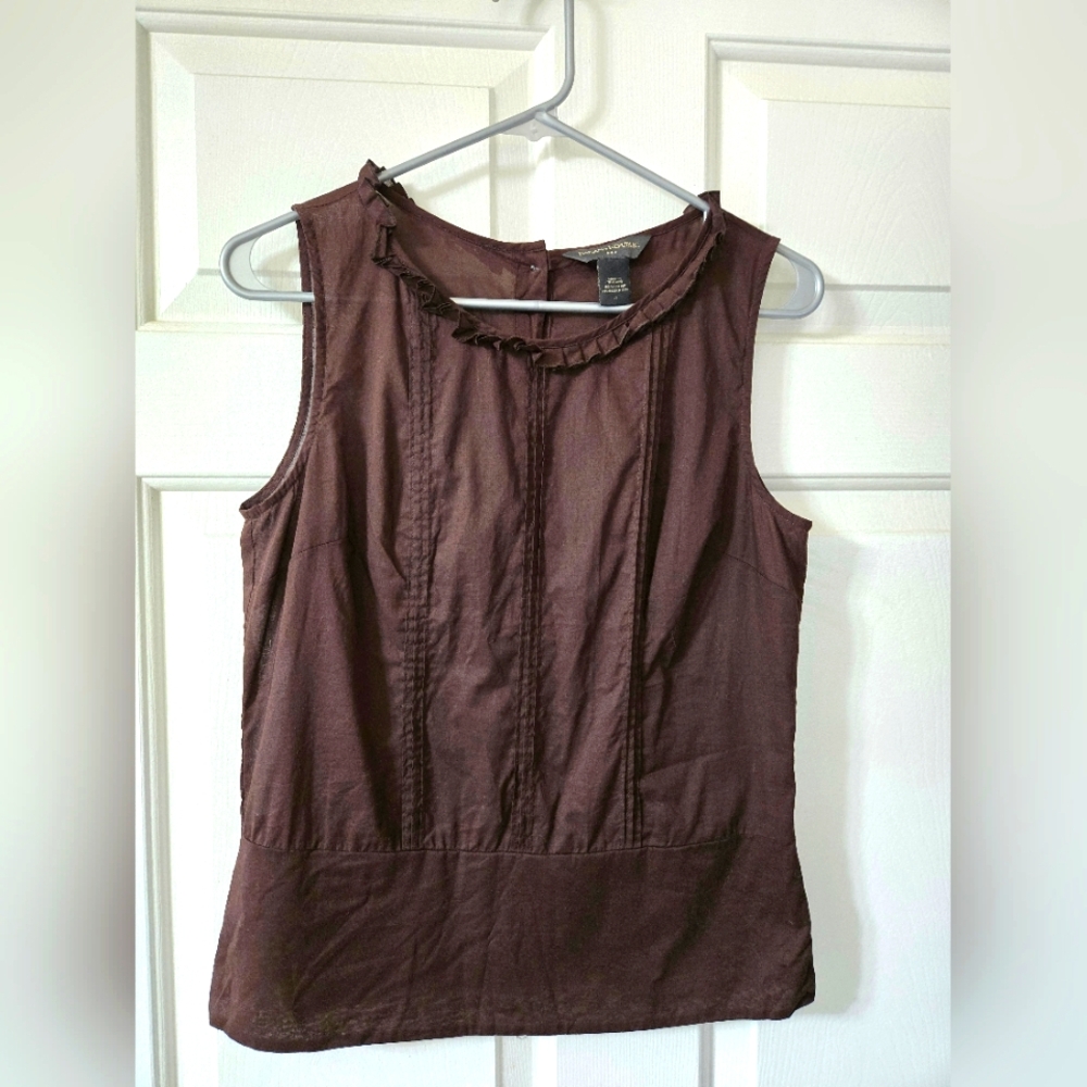 Banana Republic Sleeveless Brown Top